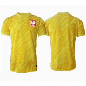 Poljska Golmanski Domaci Dres EP 2024 Kratak Rukavima